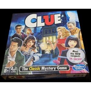 Clue Classic Mystery Board Game 2-6 Players Ages 8+ Hasbro Gaming 2